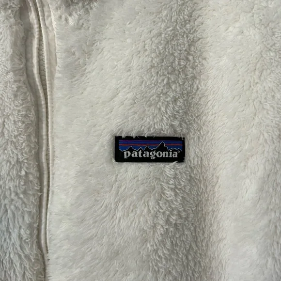 Patagonia White Fleece Vest - Picture 2 of 5